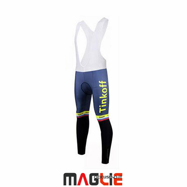 Maglia Tinkoff Manica Lunga 2017 Giallo